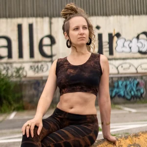 Acid Wash Crop Top