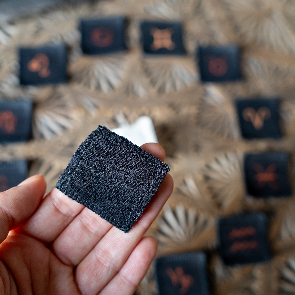 Rückseite des Mini-Patches